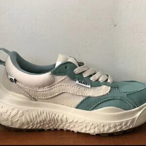 NEW Vans UltraRange Neo Vr3 Trellis Cush Blue Green Teal Women's Size 5.5 Beige